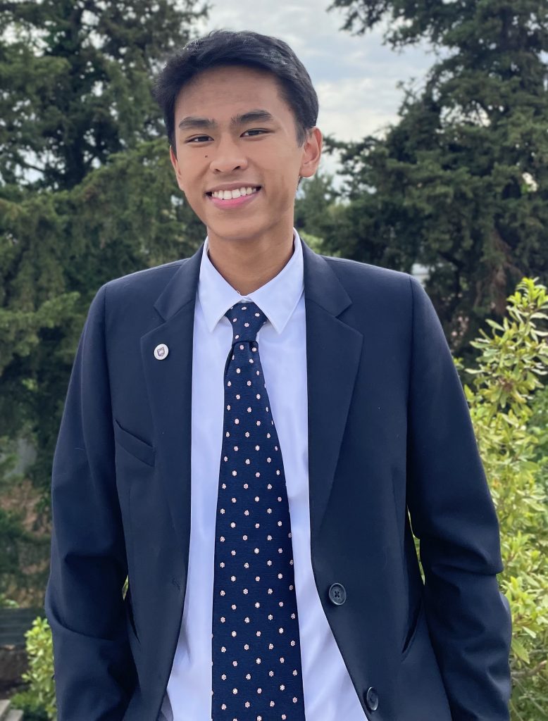 A picture of the Deputy Secretary General of CSMUN 2022 John Roy Amurao